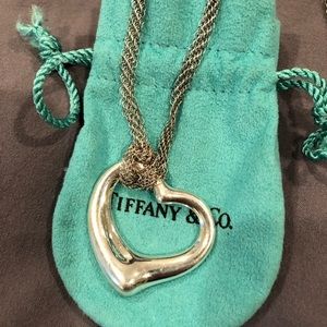 Tiffany & Co Open Heart Necklace